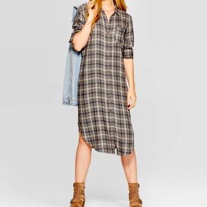 Universal Thread Plaid Shirt Dress